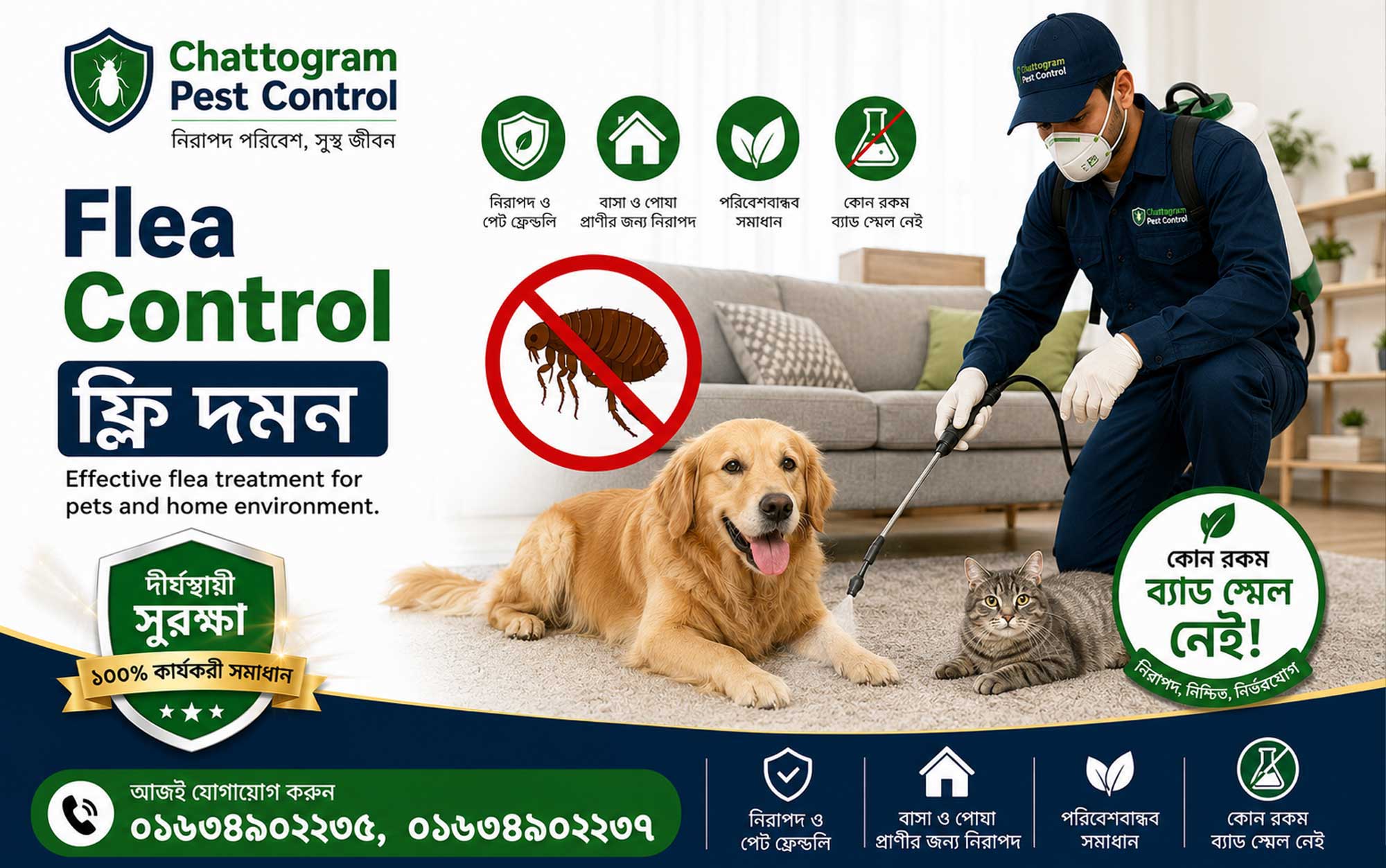 Professional Flea Control Service in Chattogram
