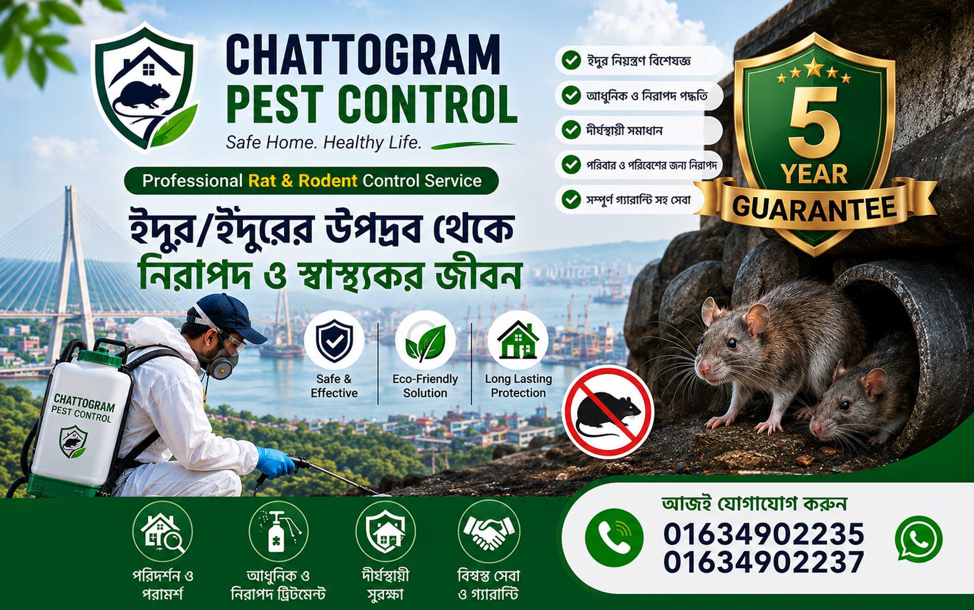 Professional Rodent Control Service in Chattogram