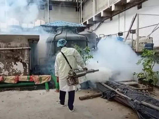 Fogging at SRG Complex, Karnaphuli, Chattogram.