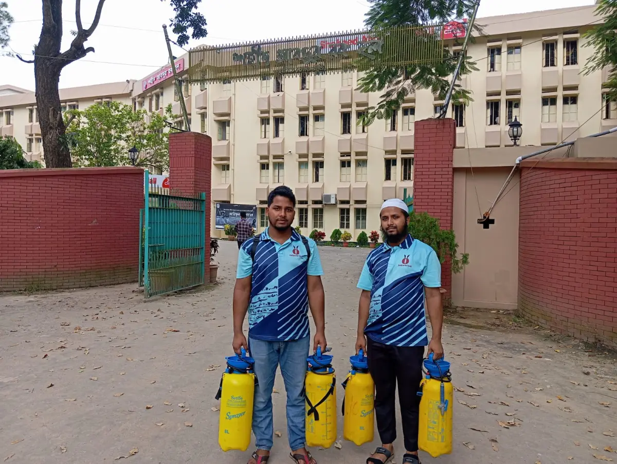 General Pest Control Service at Abdul Rab Hall, Chittagong University, Chattogram.
